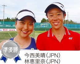 ダブルス準優勝